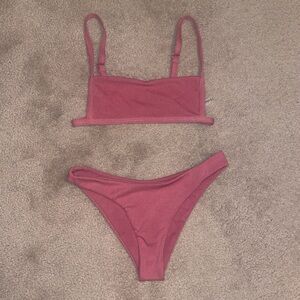 Zaful Pink Bikini Set, Size Small